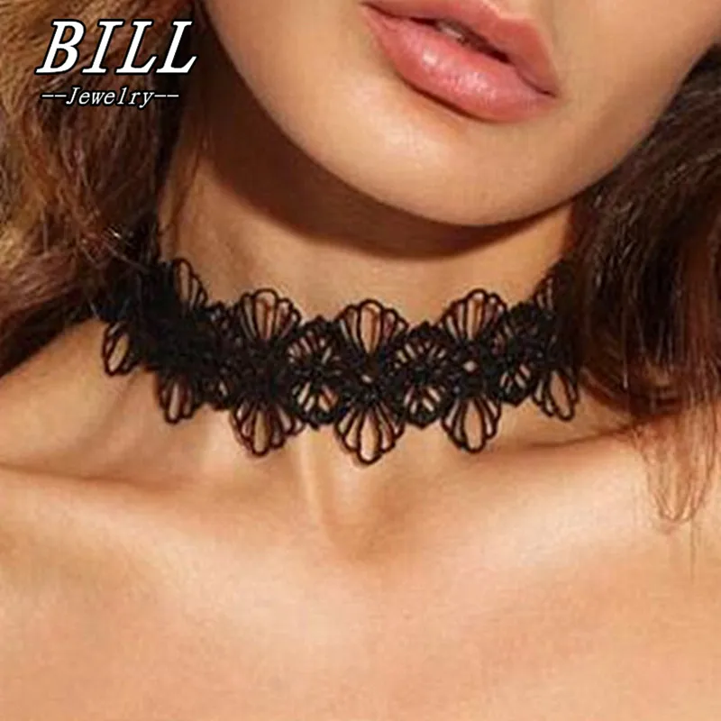 N210 Black Lace Choker Necklace Hollow Flower Women Chokers Necklaces collares mujer Collier ras de cou Bijoux 2018 NEW Arrival
N210 Black Lace Choker Necklace Hollow Flower Women Chokers Necklaces collares mujer Collier ras de cou Bijoux 2018 NEW Arrival