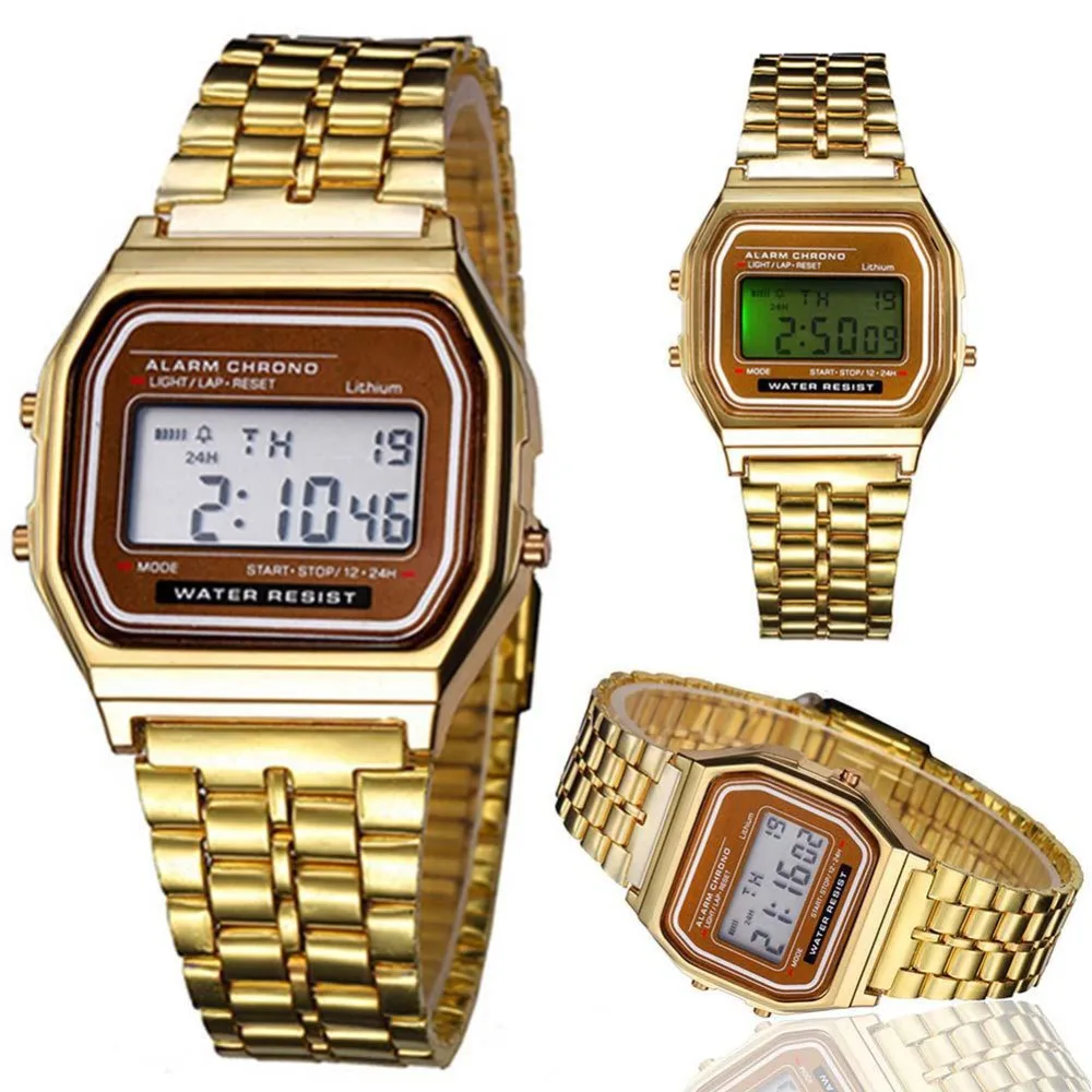 Gold Men's Watches Top Brand Luxury LED Digital Watch Men Fashion Golden Clock Relogio Masculino
Gold Men's Watches Top Brand Luxury LED Digital Watch Men Fashion Golden Clock Relogio Masculino