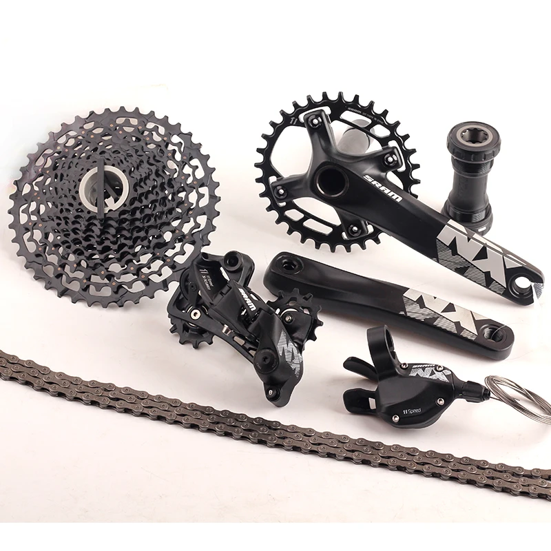 SRAM NX 1x11 11S Speed Groupset 30T 32T 170mm 175mm MTB Mountain Bike Kit Bicycle Derailleur Cycling Parts
SRAM NX 1x11 11S Speed Groupset 30T 32T 170mm 175mm MTB Mountain Bike Kit Bicycle Derailleur Cycling Parts