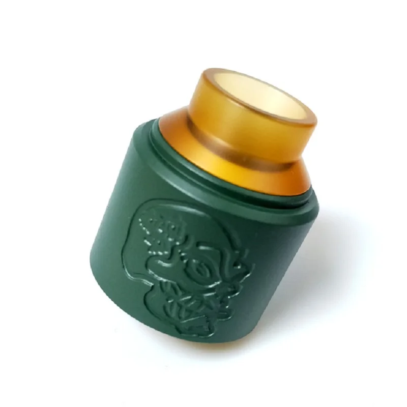 Vazzling Skull Style 28.5mm RDA Deep Juice Well Wide Bore 810 Drip Tip Rebuildable Dripping Atomizer for 510 thread vape mods
Vazzling Skull Style 28.5mm RDA Deep Juice Well Wide Bore 810 Drip Tip Rebuildable Dripping Atomizer for 510 thread vape mods