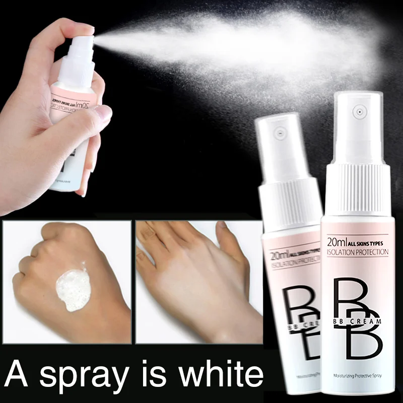 Moisturizing Spray BB Cream 20ml Concealer BB Cream Whitening Effect Waterproof Beauty Cosmetics
Moisturizing Spray BB Cream 20ml Concealer BB Cream Whitening Effect Waterproof Beauty Cosmetics