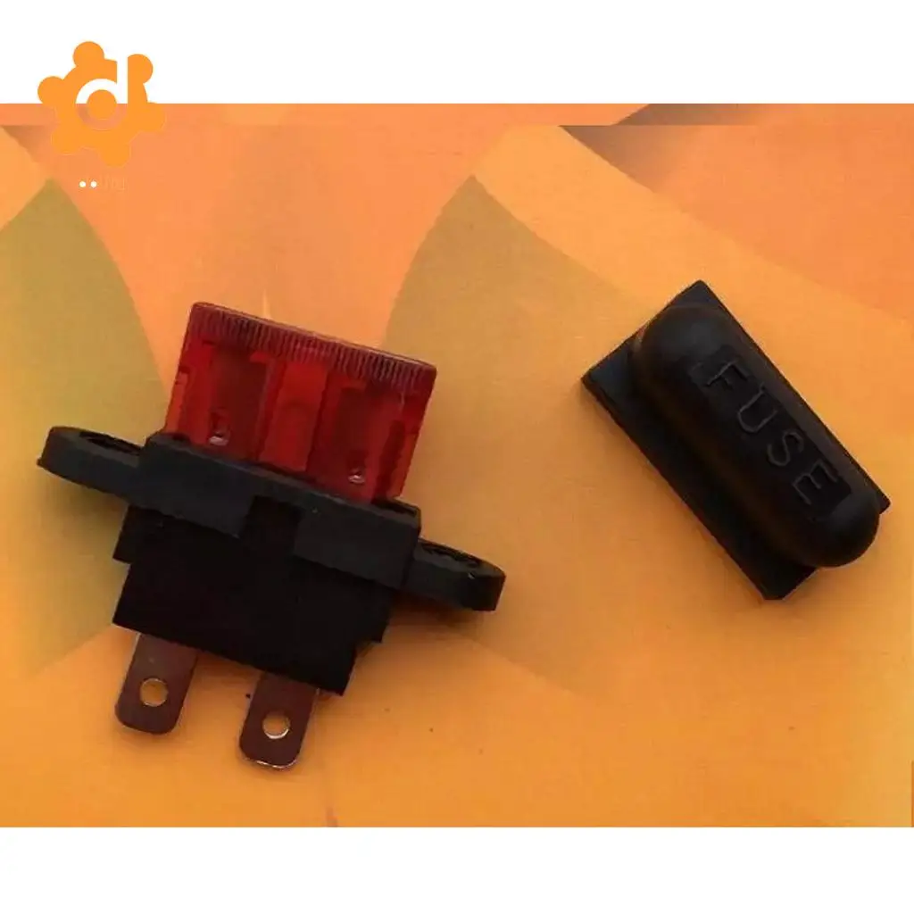 Car Truck Boat Circuit ATC Medium Blade Fuse Holder with Waterproof Cover