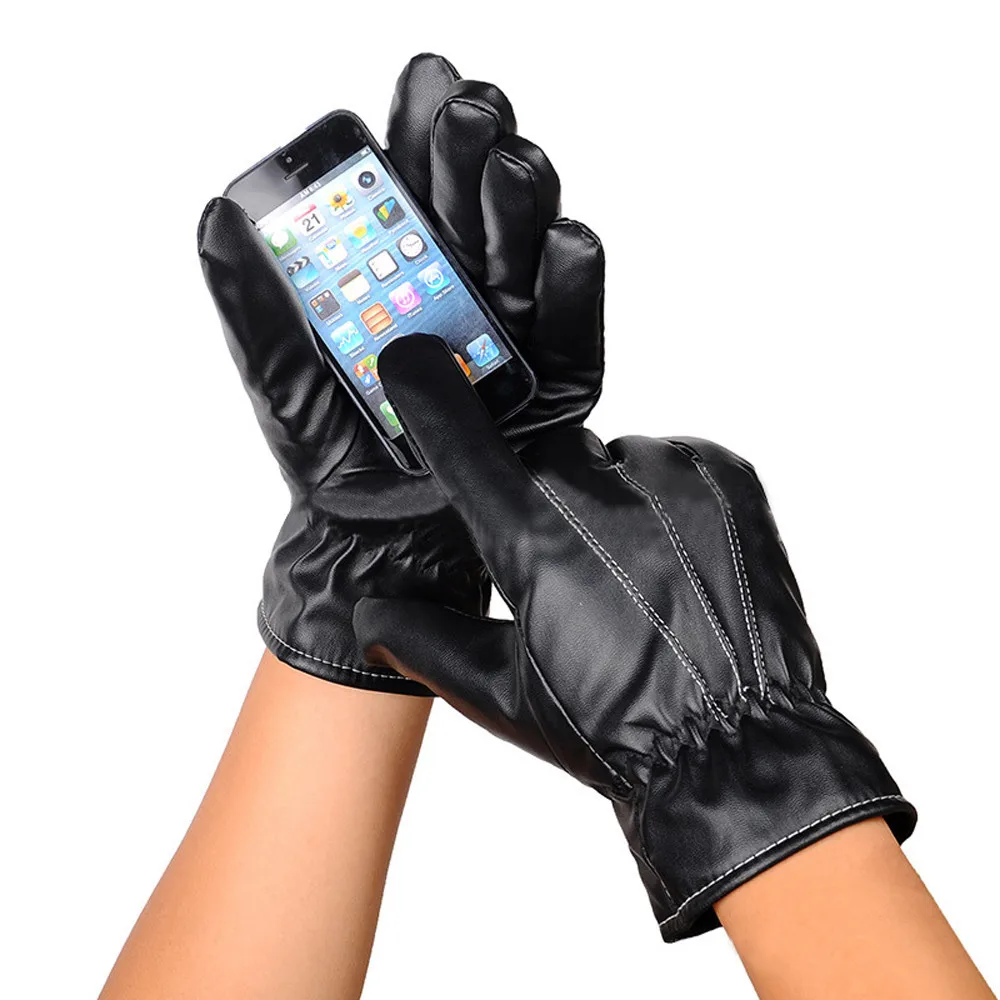 Mens Leather keep warm Winter Super Driving Warm Gloves Cashmere Comfortable gloves L50/1224
Mens Leather keep warm Winter Super Driving Warm Gloves Cashmere Comfortable gloves L50/1224
