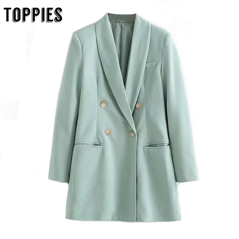 2019 Double Breasted Small Suit Jacket Women Long Blazer Office Lady Slim Jacket Solid Color Coat chaqueta mujer
2019 Double Breasted Small Suit Jacket Women Long Blazer Office Lady Slim Jacket Solid Color Coat chaqueta mujer