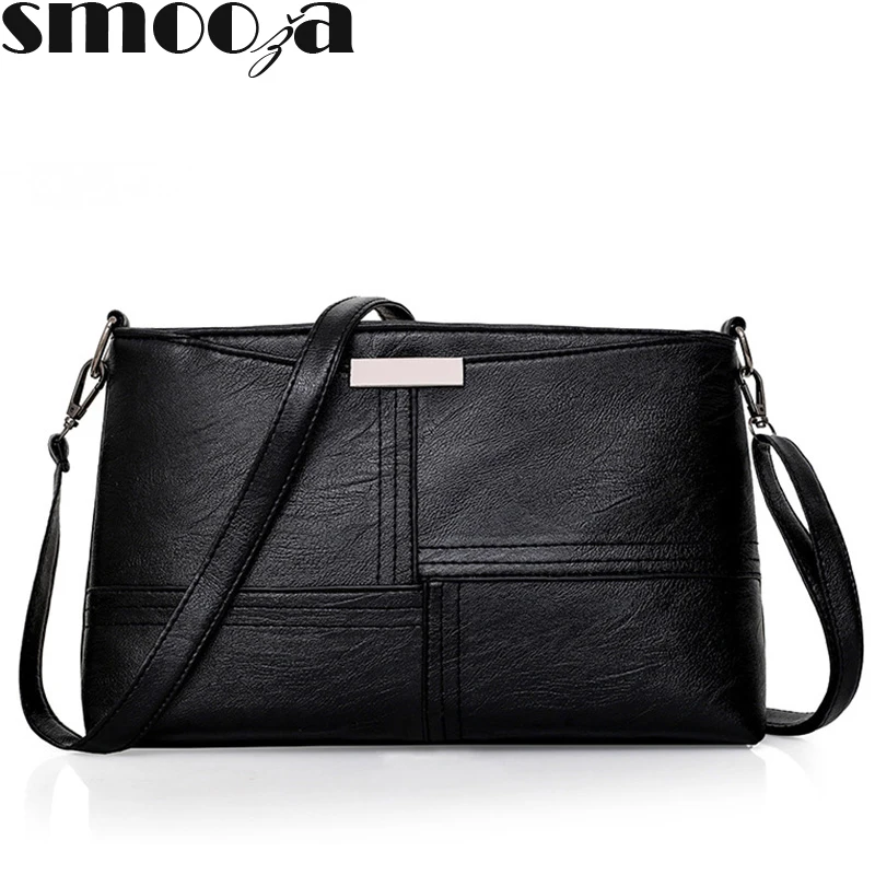 SMOOZA Messenger Bag Women Handbag Crossbody Leather solid New Fashion Woman Crossbody Bag Female PU Leather Sac a Main
SMOOZA Messenger Bag Women Handbag Crossbody Leather solid New Fashion Woman Crossbody Bag Female PU Leather Sac a Main