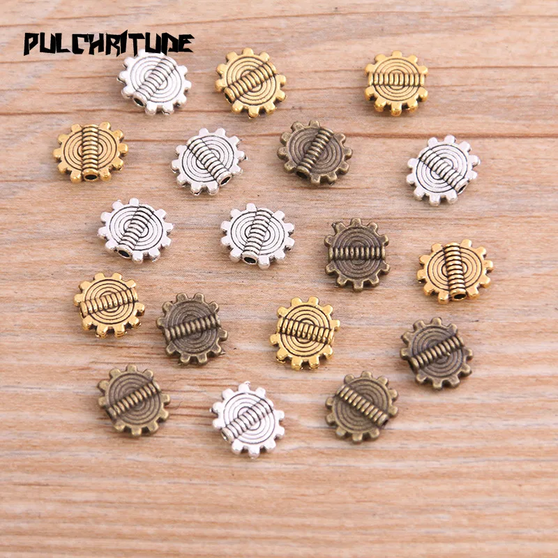 PULCHRITUDE 30pcs 8*10mm Three Color Steampunk Gear Bead Spacer Bead Charms For Diy Beaded Bracelets Jewelry Handmade Making
PULCHRITUDE 30pcs 8*10mm Three Color Steampunk Gear Bead Spacer Bead Charms For Diy Beaded Bracelets Jewelry Handmade Making