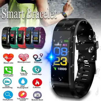 115plus Smart Watch Men Women Heart Rate Monitor Blood Pressure Fitness Tracker 0.96 inch Smartwatch Sport Watch for ios android
115plus Smart Watch Men Women Heart Rate Monitor Blood Pressure Fitness Tracker 0.96 inch Smartwatch Sport Watch for ios android