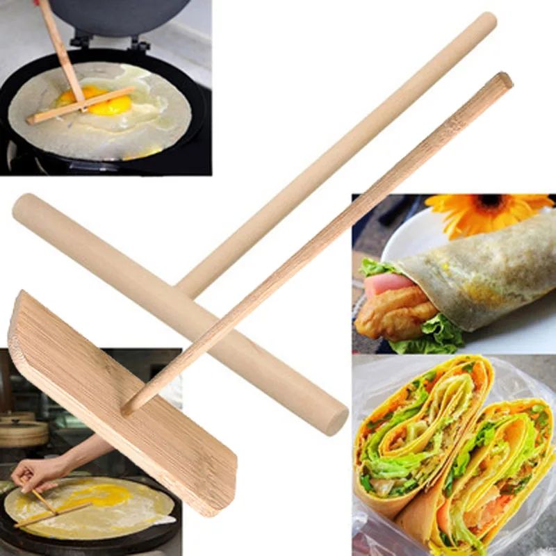 Chinese Specialty Crepe Maker Pancake Batter Wooden Spreader Stick Home Kitchen Tool DIY Restaurant Canteen Specially Supplies
Chinese Specialty Crepe Maker Pancake Batter Wooden Spreader Stick Home Kitchen Tool DIY Restaurant Canteen Specially Supplies