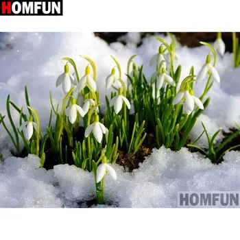 HOMFUN Full Square/Round Drill 5D DIY Diamond Painting "Snow flower" 3D Diamond Embroidery Cross Stitch Home Decor A19080
HOMFUN Full Square/Round Drill 5D DIY Diamond Painting "Snow flower" 3D Diamond Embroidery Cross Stitch Home Decor A19080