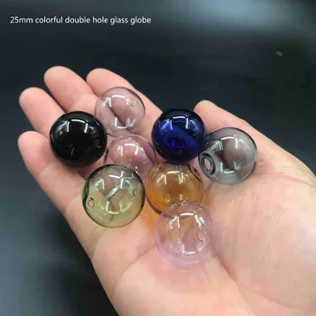 25mm double hole color ball glass globe pendant glass bottle vial pendant perfume oil necklace accessories handmad decor 200pcs
25mm double hole color ball glass globe pendant glass bottle vial pendant perfume oil necklace accessories handmad decor 200pcs