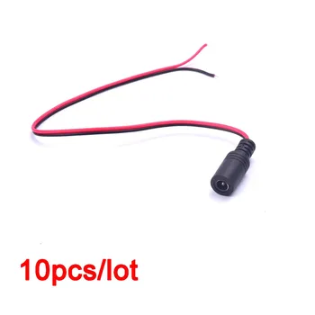 10pcs DC2.1 Power Pigtail Female Cable Cord Lead 2.1x5.5mm DC for Car Rearview Monitor Camera Devices Video CCTV LED lights 12''
10pcs DC2.1 Power Pigtail Female Cable Cord Lead 2.1x5.5mm DC for Car Rearview Monitor Camera Devices Video CCTV LED lights 12''