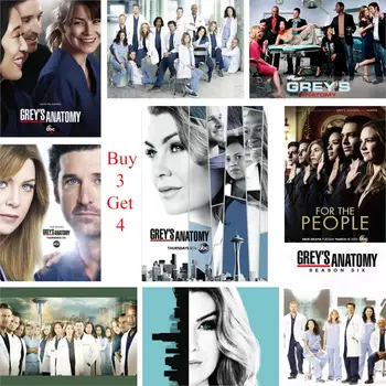 Part 1 Grey's Anatomy Posters TV Show Wall Stickers Glossy Paper Prints Clear Image Livingroom Bedroom Decoration Home Art Brand 
Part 1 Grey's Anatomy Posters TV Show Wall Stickers Glossy Paper Prints Clear Image Livingroom Bedroom Decoration Home Art Brand