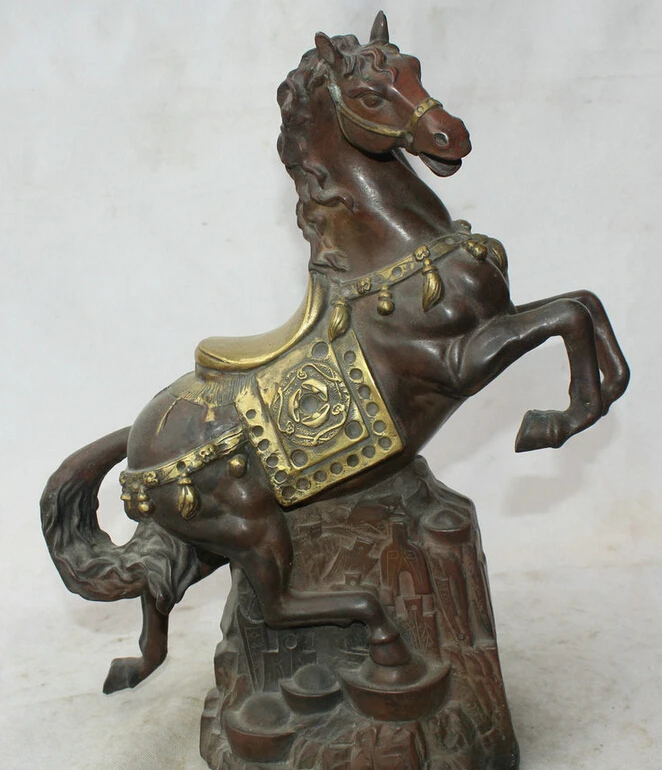 150610 S1487 16" Chinese Bronze Gild Wealth Folk Feng Shui Zodiac Year Horse Statue sculpture discount 30% (C0324)
150610 S1487 16" Chinese Bronze Gild Wealth Folk Feng Shui Zodiac Year Horse Statue sculpture discount 30% (C0324)