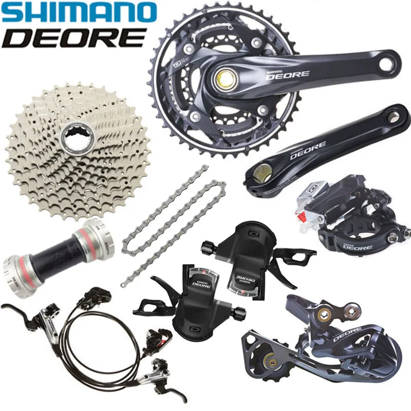 SHIMANO DEORE M610 3x10S 30 Speed 2x10S 20 speed Groupset With M615 Hydraulic Disc Brake MTB Mountain Bike Derailleurs groupset
SHIMANO DEORE M610 3x10S 30 Speed 2x10S 20 speed Groupset With M615 Hydraulic Disc Brake MTB Mountain Bike Derailleurs groupset