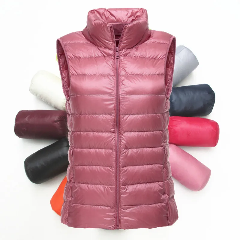 2019 Women Ultra Light White Duck Down Vest Autumn Spring Casual Slim Sleeveless Coat Women Windproof Down Jacket Warm Waistcoat
2019 Women Ultra Light White Duck Down Vest Autumn Spring Casual Slim Sleeveless Coat Women Windproof Down Jacket Warm Waistcoat