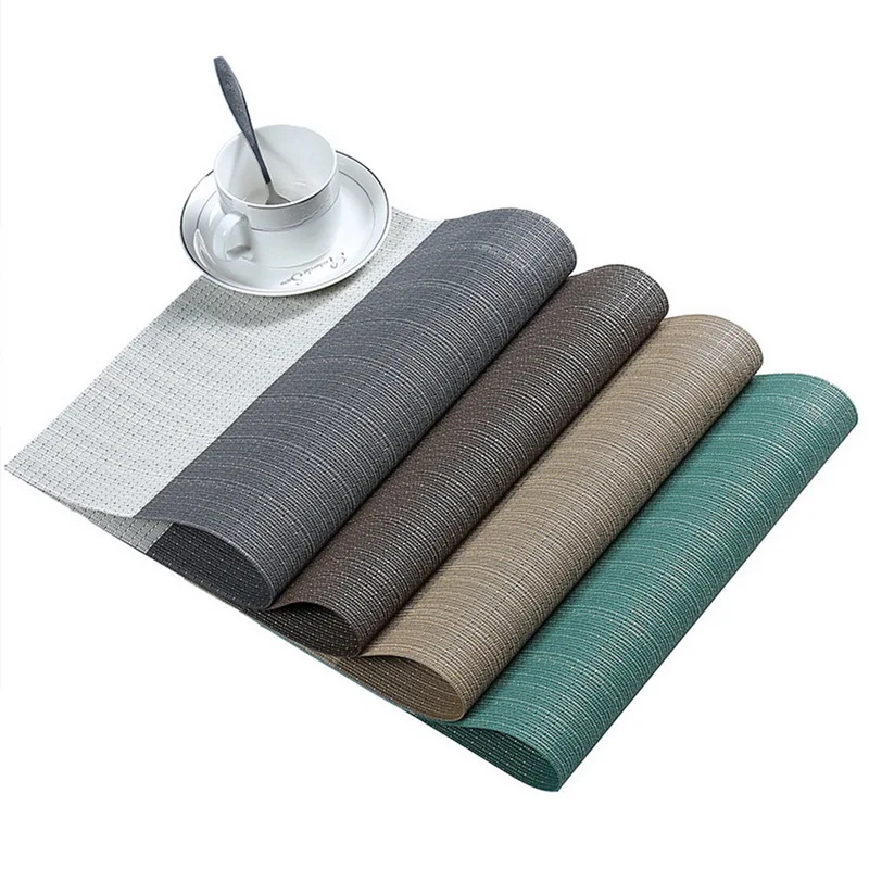 Hoomall 6pcs /set Placemat Washable Tableware Pads Kitchen Table Mats PVC Table Napkin Decorative Placemats For Dining Table
Hoomall 6pcs /set Placemat Washable Tableware Pads Kitchen Table Mats PVC Table Napkin Decorative Placemats For Dining Table