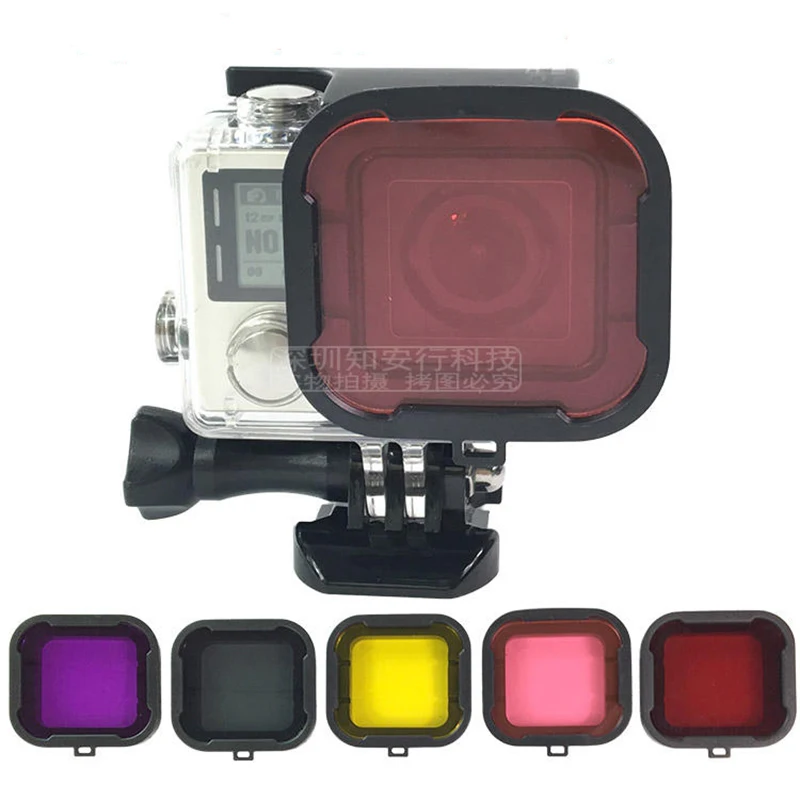 Go pro Hero 4 3+ Accessories Dive Filter Underwater Diving Lens Filtro for GoPro Hero4 Hero3+ Hero3 Sport Action Camera Filters
Go pro Hero 4 3+ Accessories Dive Filter Underwater Diving Lens Filtro for GoPro Hero4 Hero3+ Hero3 Sport Action Camera Filters