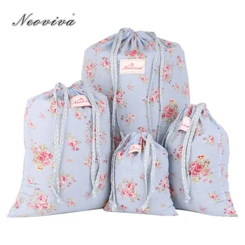 Neoviva Cotton Travelling Storage Bag for Laundry , Pack of 4 in Different Sizes, Floral Ballad Blue Storage Bags Home Camasir
Neoviva Cotton Travelling Storage Bag for Laundry , Pack of 4 in Different Sizes, Floral Ballad Blue Storage Bags Home Camasir