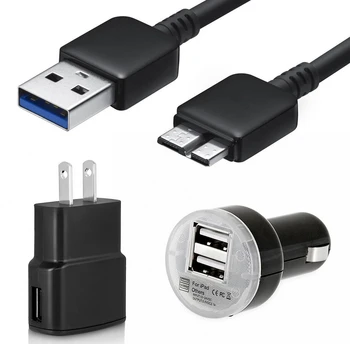 US hot 3 PCS A SET! 1 PCS Wall AC Adapter & 1 PCS Car Charger & 1 PCS Data Sync Cable Set For Samsung Note 3 Galaxy S5
US hot 3 PCS A SET! 1 PCS Wall AC Adapter & 1 PCS Car Charger & 1 PCS Data Sync Cable Set For Samsung Note 3 Galaxy S5