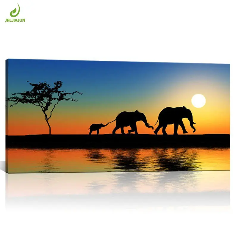 JHLJIAJUN Canvas Painting Landscape Sunset And Animal Elephant Prints And Posters Wall Art Pictures For Living oom Home Decor
JHLJIAJUN Canvas Painting Landscape Sunset And Animal Elephant Prints And Posters Wall Art Pictures For Living oom Home Decor