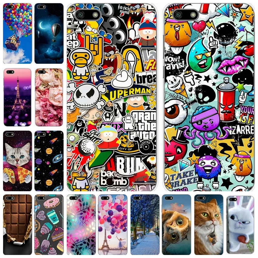 Silicone Cover For Huawei y5 y6 prime 2018 Printing Pattern Cute Cases For Huawei Y 5 6 prime 2018 Fundas Coque Phone Bags Capa
Silicone Cover For Huawei y5 y6 prime 2018 Printing Pattern Cute Cases For Huawei Y 5 6 prime 2018 Fundas Coque Phone Bags Capa