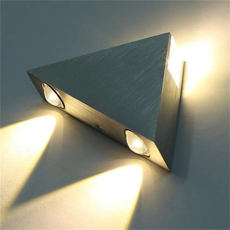 Modern Led Wall Lamp Aluminum Body Triangle Wall Light 3W Bedroom Home Lighting Luminaire Bathroom Light Fixture Wall lamp
Modern Led Wall Lamp Aluminum Body Triangle Wall Light 3W Bedroom Home Lighting Luminaire Bathroom Light Fixture Wall lamp