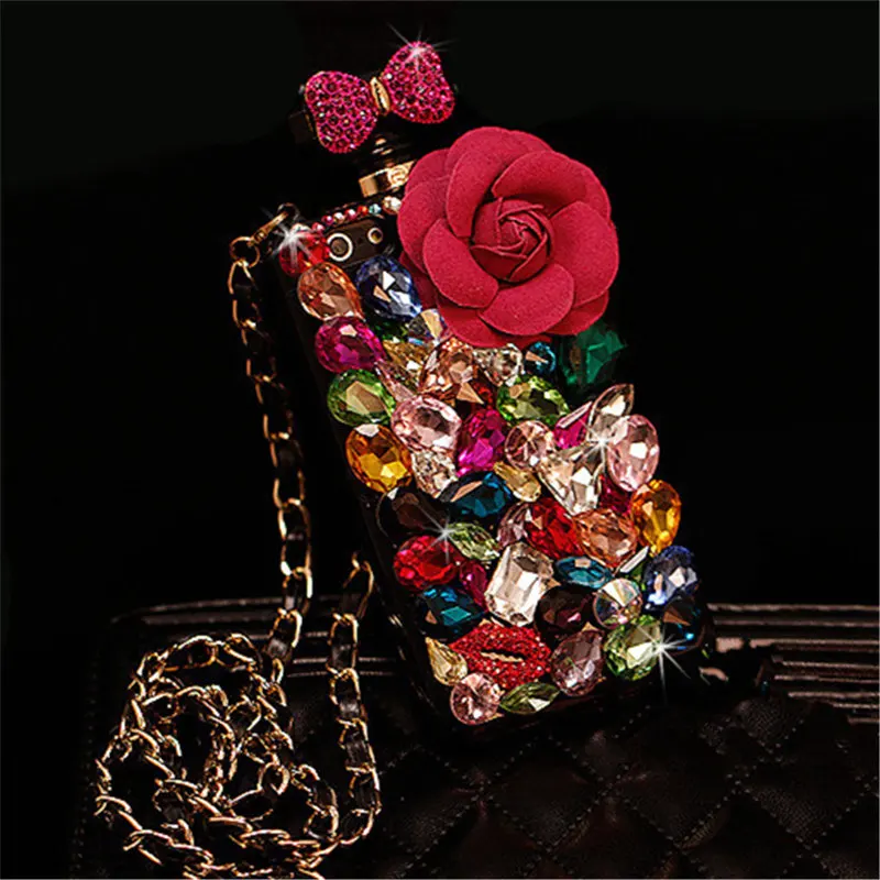 Case For Samsung Note8 Note9 S7 edge S8 Plus S9 Plus Luxury Bowknot Rhinestone Flower Perfume Bottle Phone Case Capa coque
Case For Samsung Note8 Note9 S7 edge S8 Plus S9 Plus Luxury Bowknot Rhinestone Flower Perfume Bottle Phone Case Capa coque