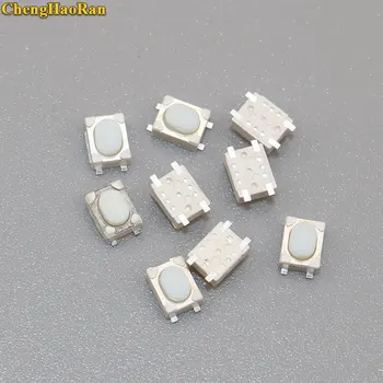 ChengHaoRan 50PCS SMD 4Pin 3X4X2.5MM White Tactile Tact Push Button Micro Switch Momentary 3*4*2.5
ChengHaoRan 50PCS SMD 4Pin 3X4X2.5MM White Tactile Tact Push Button Micro Switch Momentary 3*4*2.5