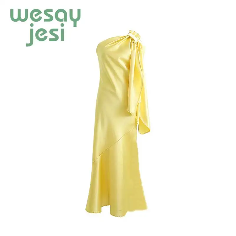 Bright dress party Yellow Long Dresses Women Elegant One Shoulder 2019 Party Maxi Dress Summer Club Evening
Bright dress party Yellow Long Dresses Women Elegant One Shoulder 2019 Party Maxi Dress Summer Club Evening