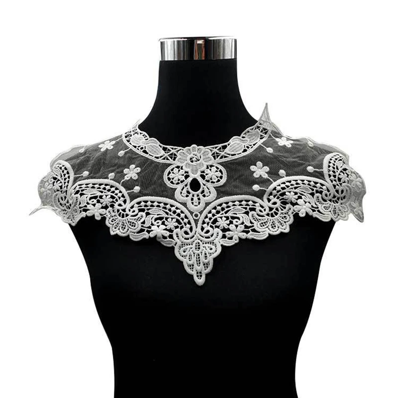 Hot Retro Lace Floral Sewing Applique Round Neck Collar Neckline Fake Collar SMA66
Hot Retro Lace Floral Sewing Applique Round Neck Collar Neckline Fake Collar SMA66
