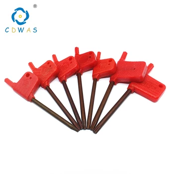 T6 T7 T8 T9 T10 T15 T20 red flag wrench standard Torx for CNC tool holder Torx screw wrench Multifunctional Carbon Steel
T6 T7 T8 T9 T10 T15 T20 red flag wrench standard Torx for CNC tool holder Torx screw wrench Multifunctional Carbon Steel