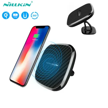 NILLKIN Car Magnetic Fast Wireless Charger For Samsung Galaxy S9/S9 Plus Qi Wireless Charger Phone Holder Stand For iPhone X 8
NILLKIN Car Magnetic Fast Wireless Charger For Samsung Galaxy S9/S9 Plus Qi Wireless Charger Phone Holder Stand For iPhone X 8