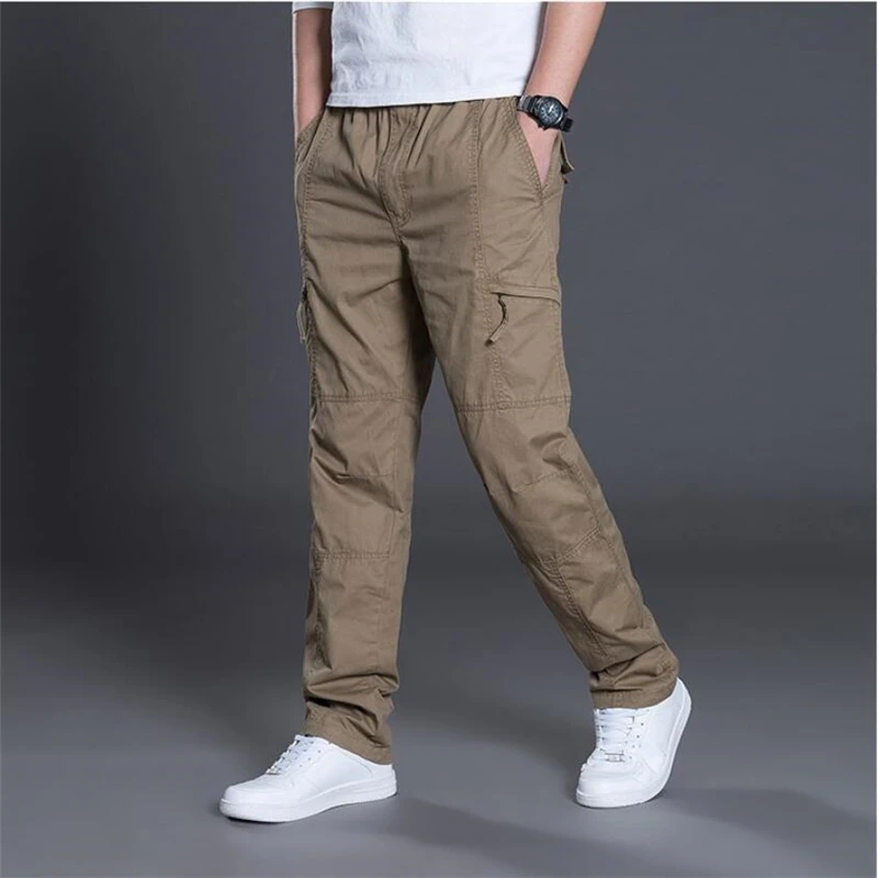 New Men's Cargo Pants Cotton Trousers Overalls Casual Straight Pants Men Baggy Combat Military Tactical Pants Plus Size 5XL 6XL
New Men's Cargo Pants Cotton Trousers Overalls Casual Straight Pants Men Baggy Combat Military Tactical Pants Plus Size 5XL 6XL