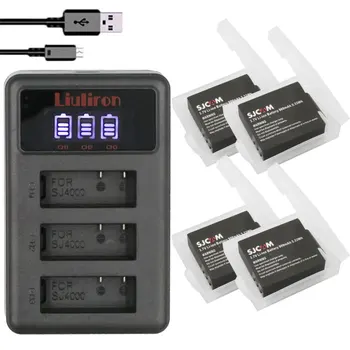 4Pcs Camera SJ4000 SJ5000 Battery+3lots LCD USB Charger for SJCAM SJ5000X SJ6000 SJ7000 SJ 4000 Wifi M10 EKEN 4K H8 H9
4Pcs Camera SJ4000 SJ5000 Battery+3lots LCD USB Charger for SJCAM SJ5000X SJ6000 SJ7000 SJ 4000 Wifi M10 EKEN 4K H8 H9