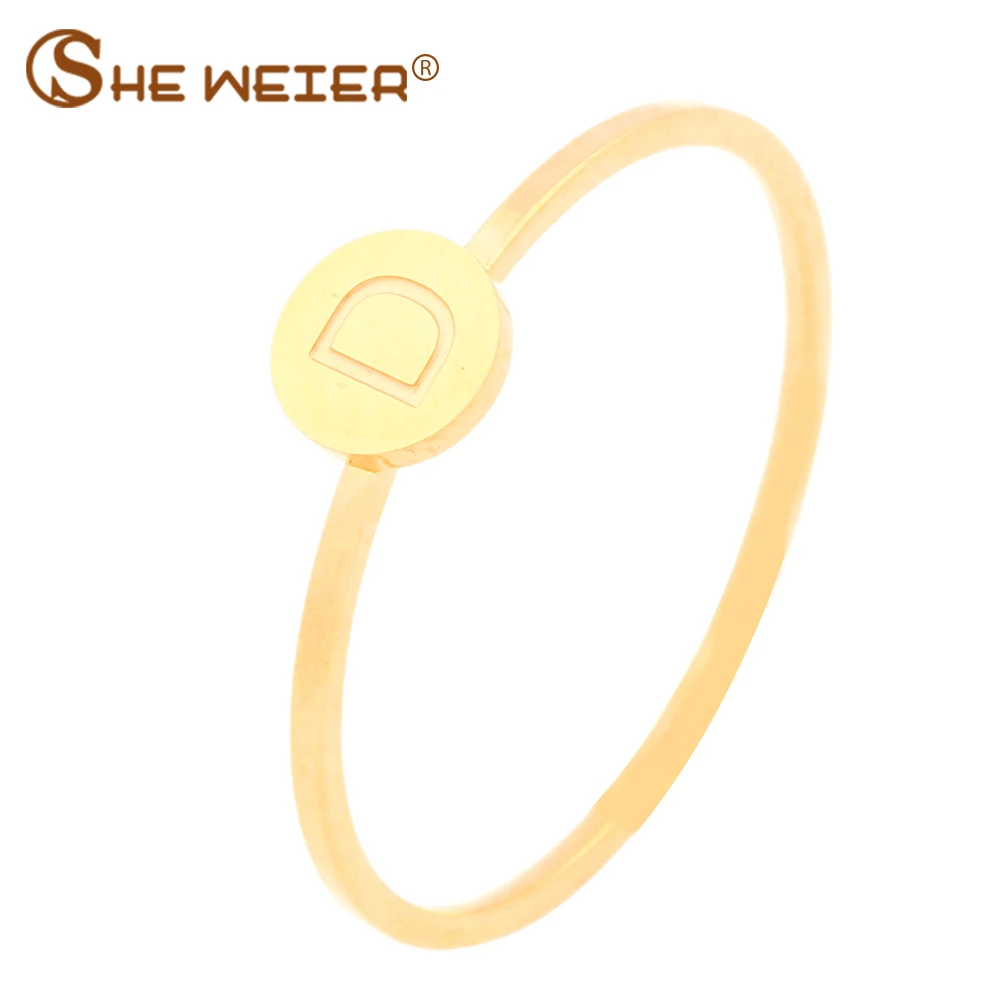 SHE WEIER letter finger rings for women female girls engagement ring set wholesale lots bulk gold stainless steel gold
SHE WEIER letter finger rings for women female girls engagement ring set wholesale lots bulk gold stainless steel gold