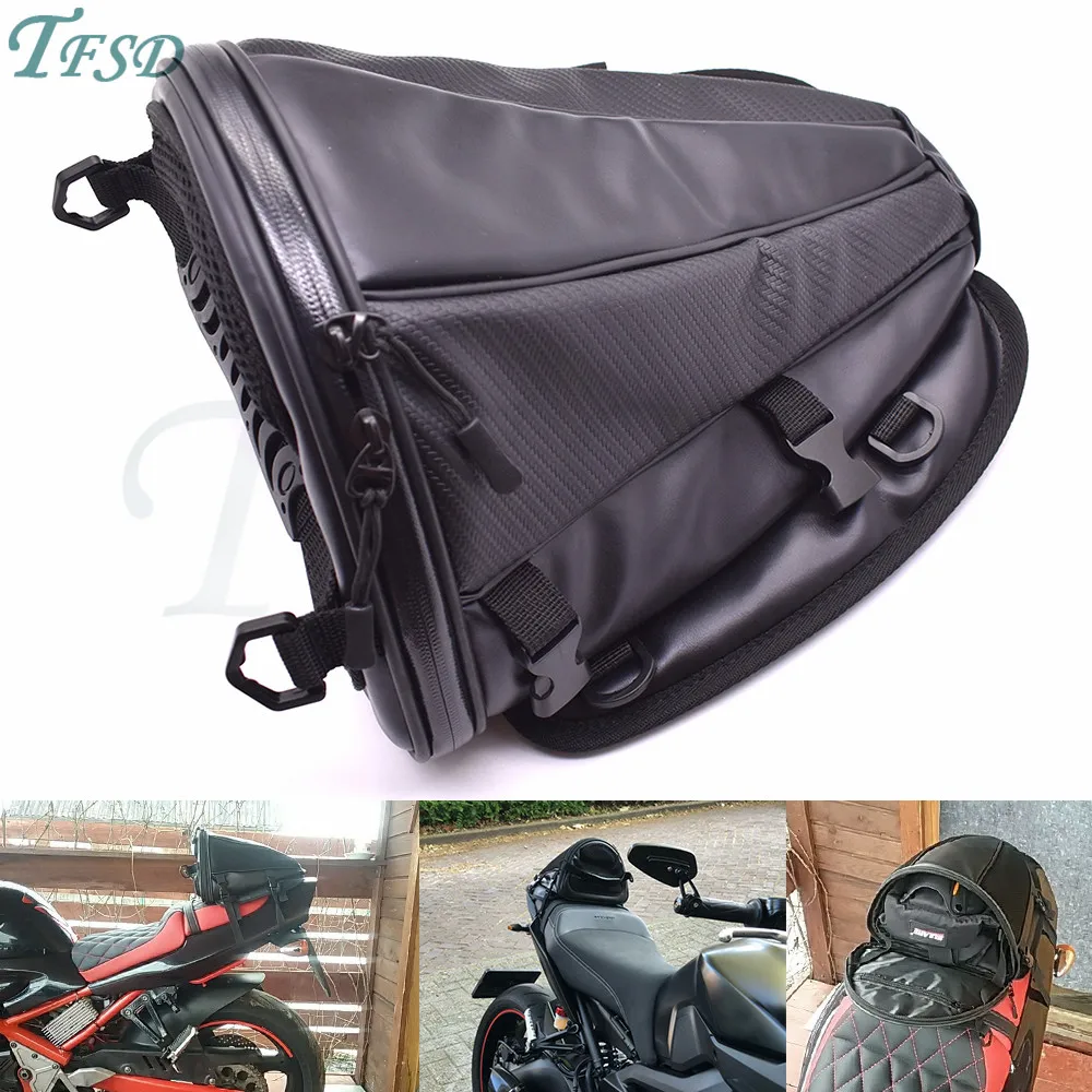 new carbon fiber color motorcycle tail bag motorcycle seat backpack saddle bag custom travel handbag For Kawasaki Ninja ZX6R 636
new carbon fiber color motorcycle tail bag motorcycle seat backpack saddle bag custom travel handbag For Kawasaki Ninja ZX6R 636