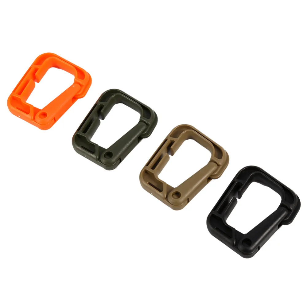 New 5PCS PVC Outdoor Military Carabiner Keychain Multi tool Multifunctional D-Ring Hook Quick Release Carabiner Climbing Buckle
New 5PCS PVC Outdoor Military Carabiner Keychain Multi tool Multifunctional D-Ring Hook Quick Release Carabiner Climbing Buckle