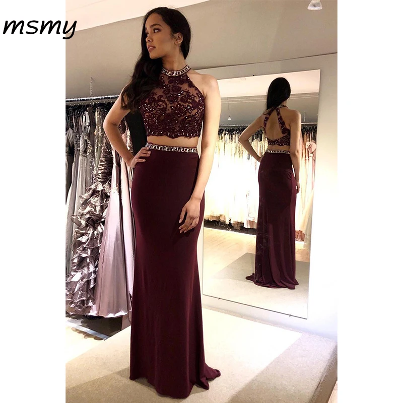2019 Elegant Evening Dresse A-Line Prom Dresss Floor Length BacklessTwo Pieces Evening Gowns Custom Made Vestido de noche
2019 Elegant Evening Dresse A-Line Prom Dresss Floor Length BacklessTwo Pieces Evening Gowns Custom Made Vestido de noche