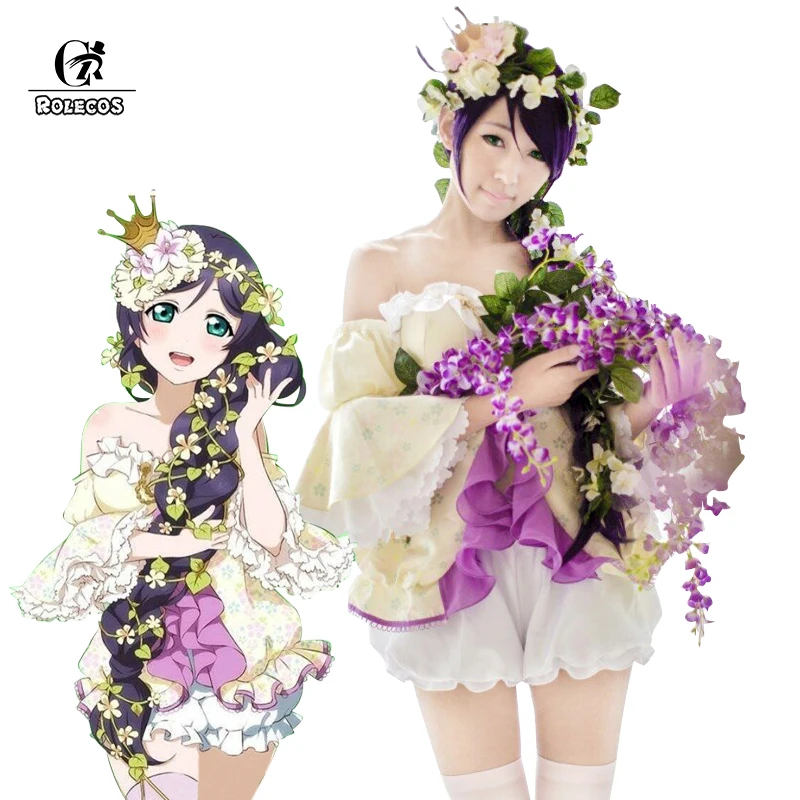ROLECOS Japanese Anime Love Live Cosplay Costume Fairy Arsoual Nozomi Tojo Cosplay Costumes Crown Accessories Tojo Cosplay Full
ROLECOS Japanese Anime Love Live Cosplay Costume Fairy Arsoual Nozomi Tojo Cosplay Costumes Crown Accessories Tojo Cosplay Full