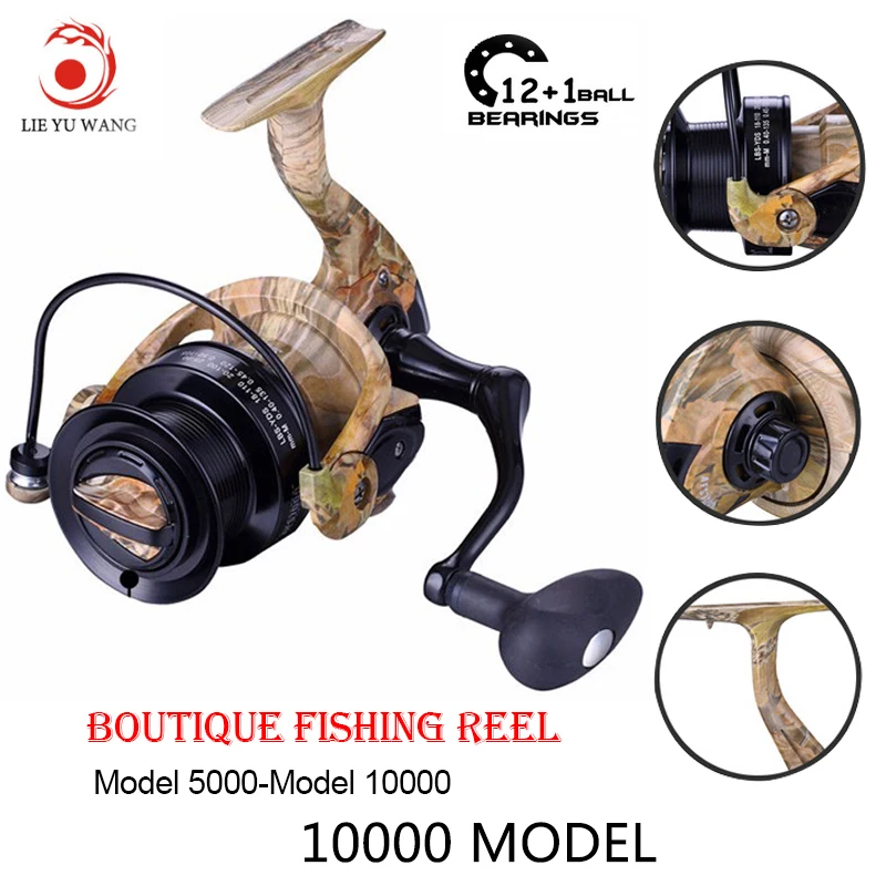 Lieyuwang 13BB 4.1:1 Fishing Reel Feeder trolls Feeder Metal Body Carp Spinning Reels (10000)
Lieyuwang 13BB 4.1:1 Fishing Reel Feeder trolls Feeder Metal Body Carp Spinning Reels (10000)