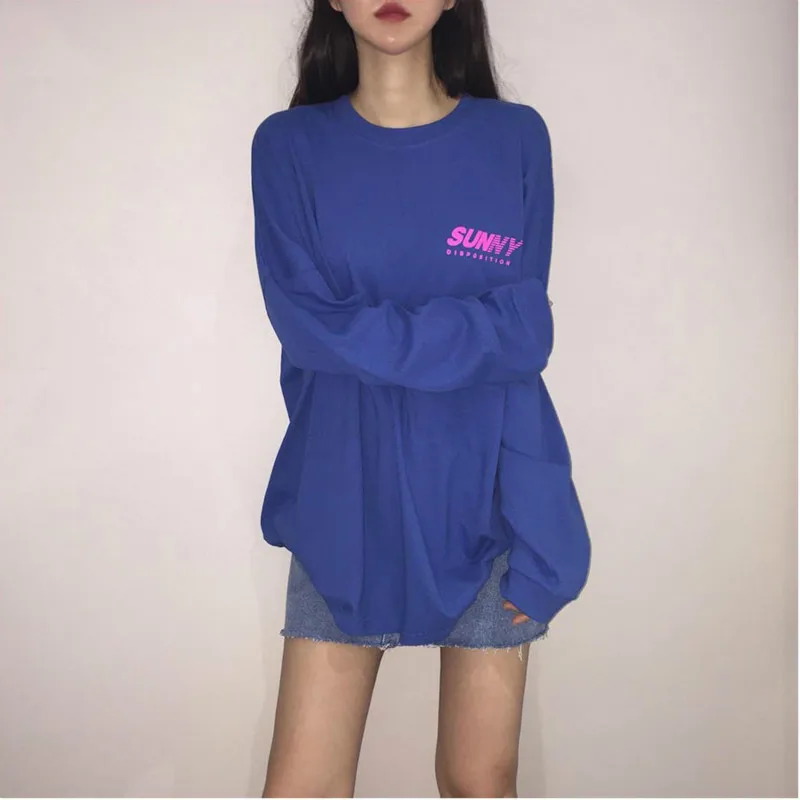 Women Autumn Long Sleeve Letter Print Loose Plus Size Hoodies Female Korean Pullovers Harajuku Sudadera Mujer Casual Tops
Women Autumn Long Sleeve Letter Print Loose Plus Size Hoodies Female Korean Pullovers Harajuku Sudadera Mujer Casual Tops