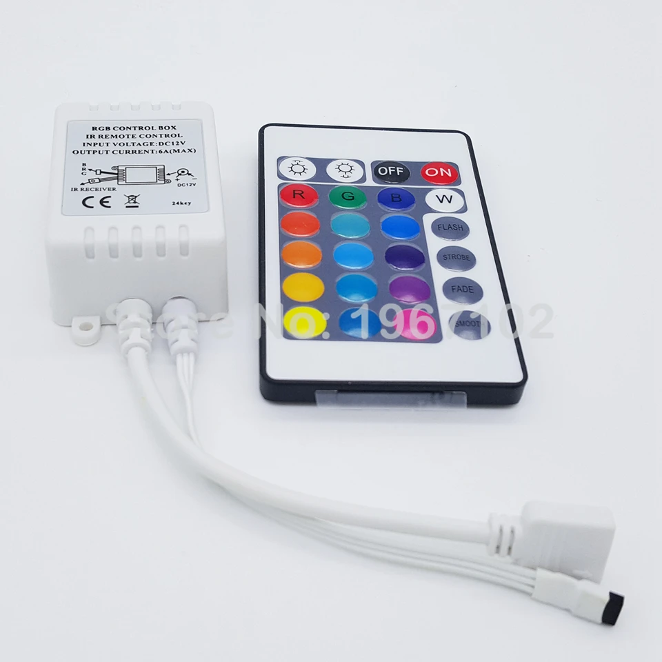 NEW Strip Controller 24key boxLED Controller RGB Colorful With IR Remote Controlfor SMD2835/3528 Led Strip DC12V
NEW Strip Controller 24key boxLED Controller RGB Colorful With IR Remote Controlfor SMD2835/3528 Led Strip DC12V