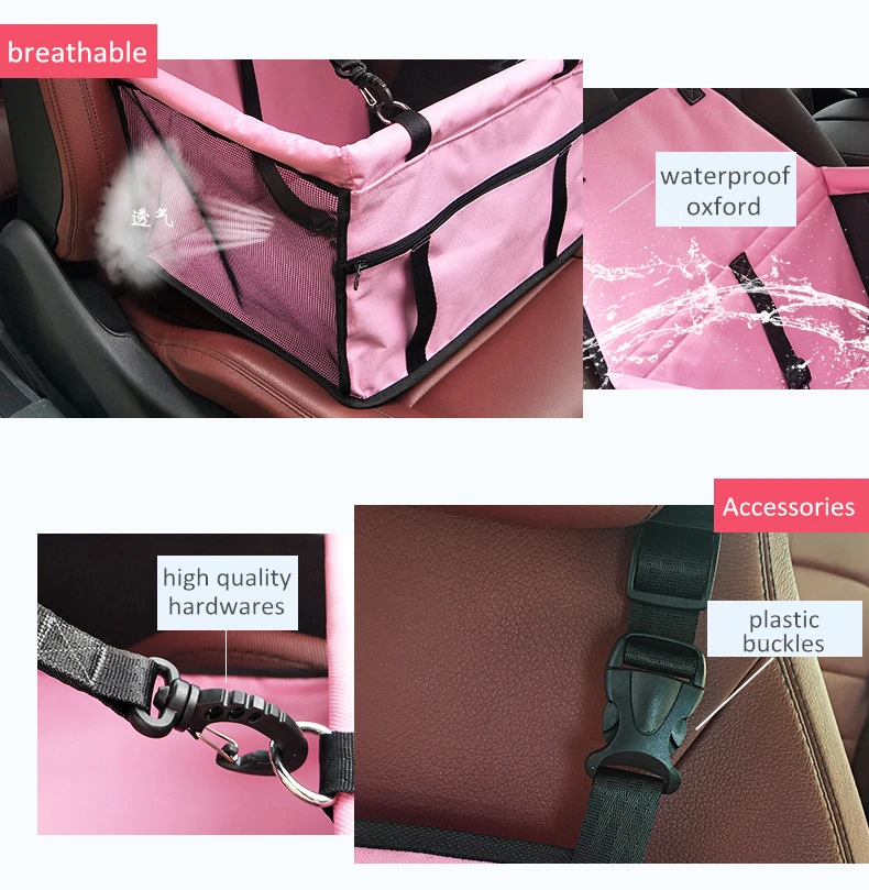 Dog Car Seat Carrier (4)