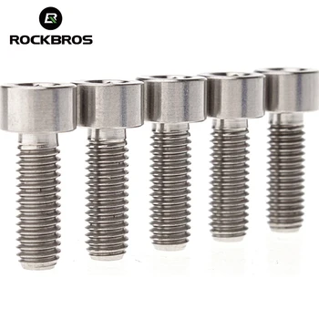 Rockbros Cycling Bike Bicycle Titanium Ti Bolt Screw M5 x 18mm Allen Head Ahead set Stem Hexagon Bolts Screws 10pc/lot Bike Part
Rockbros Cycling Bike Bicycle Titanium Ti Bolt Screw M5 x 18mm Allen Head Ahead set Stem Hexagon Bolts Screws 10pc/lot Bike Part