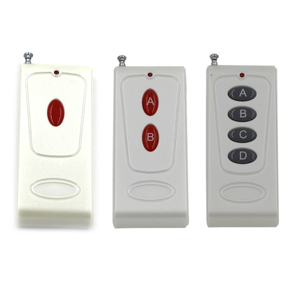 1000M Long Distance 1 2 4 CH Channels 1CH 2CH 4CH RF Wireless Remote Control,315/433 MHz Transmitter
1000M Long Distance 1 2 4 CH Channels 1CH 2CH 4CH RF Wireless Remote Control,315/433 MHz Transmitter