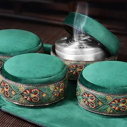 Мокса-коробка для женщин, зелёный бархат