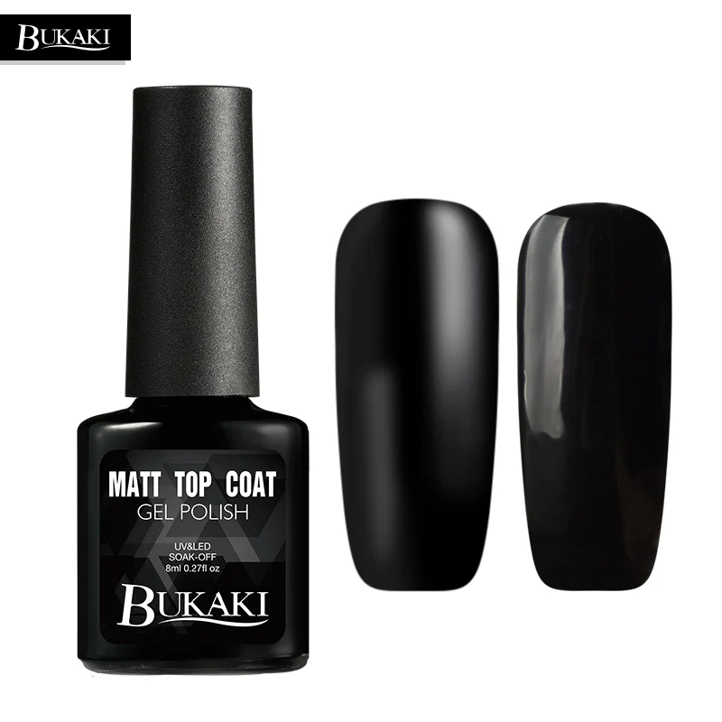 BUKAKI 1pcs Matte Top Coat UV Nail Gel Polish Finish Top Coat Gel Varnish Matt Top Gel Nail Art New Arrival Vernis
BUKAKI 1pcs Matte Top Coat UV Nail Gel Polish Finish Top Coat Gel Varnish Matt Top Gel Nail Art New Arrival Vernis