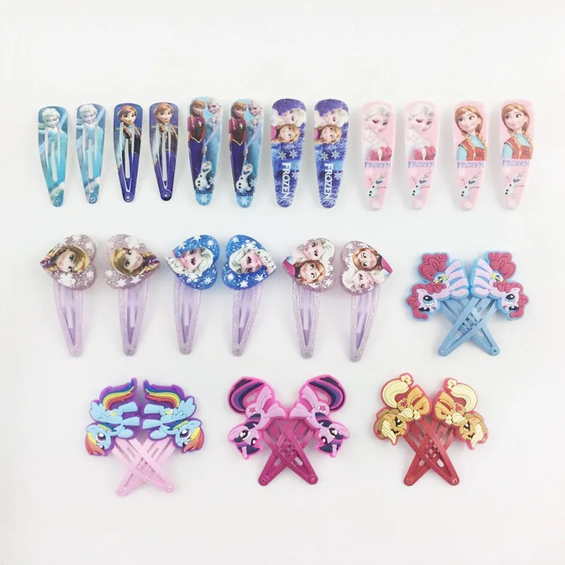 2pcs/lot Cartoon My Little Ponys Hair Clip for Women Children Elsa Hair Accessories Anna Clip Hair Pins Girls Hairpins Baby Kids
2pcs/lot Cartoon My Little Ponys Hair Clip for Women Children Elsa Hair Accessories Anna Clip Hair Pins Girls Hairpins Baby Kids