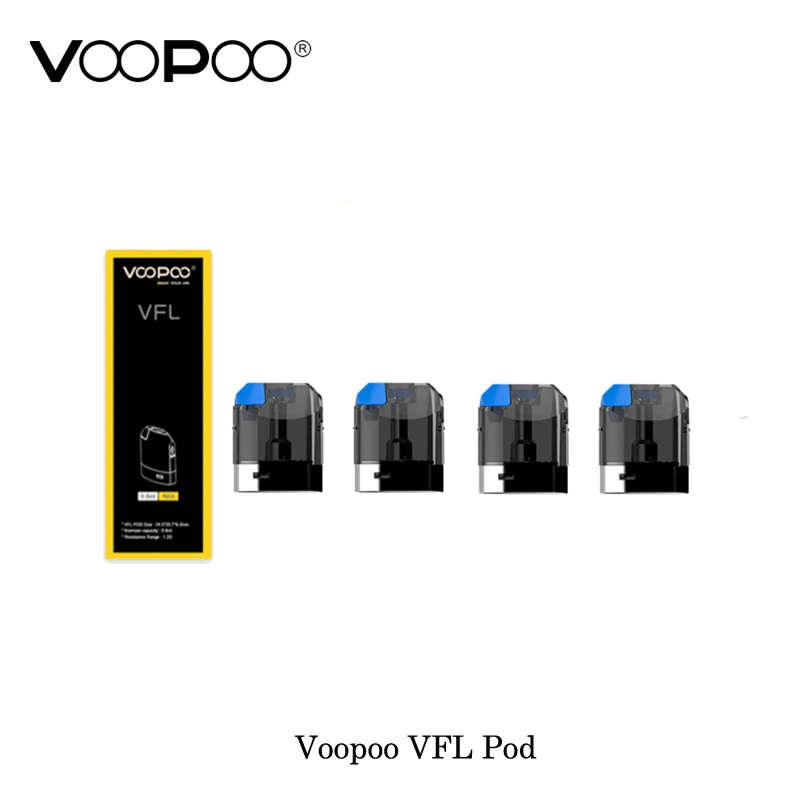 (4pcs/lot) Voopoo VFL Replacement Pod Cartridge 0.8ml Capacity Catridge For Voopoo VFL Pod Starter Kit All-in-one System Kit
(4pcs/lot) Voopoo VFL Replacement Pod Cartridge 0.8ml Capacity Catridge For Voopoo VFL Pod Starter Kit All-in-one System Kit