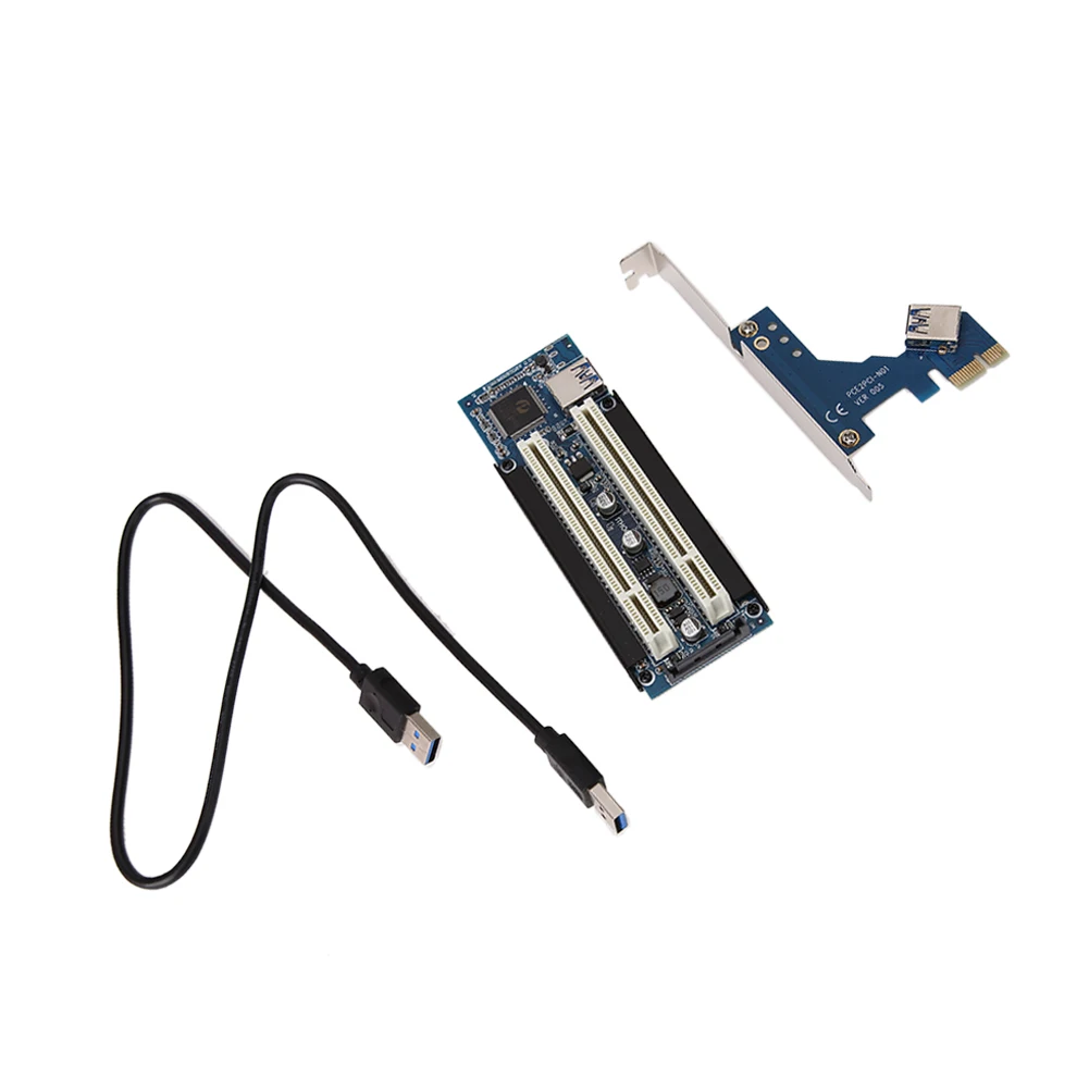 High Quality PCI-E Express X1 to Dual PCI Riser Extend Adapter Card with 1M USB3.0 Adapter Cable External Drive
High Quality PCI-E Express X1 to Dual PCI Riser Extend Adapter Card with 1M USB3.0 Adapter Cable External Drive